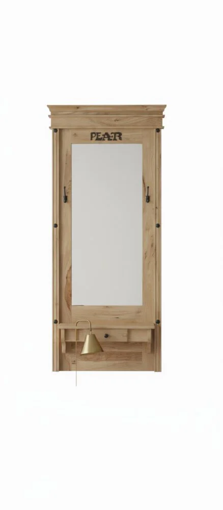 The Artisan's Chronicle Mirror - White BG 45° Corner