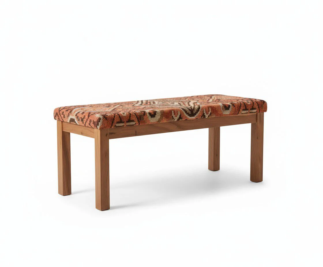 The Artisan's Story Bench - White BG 45° Corner