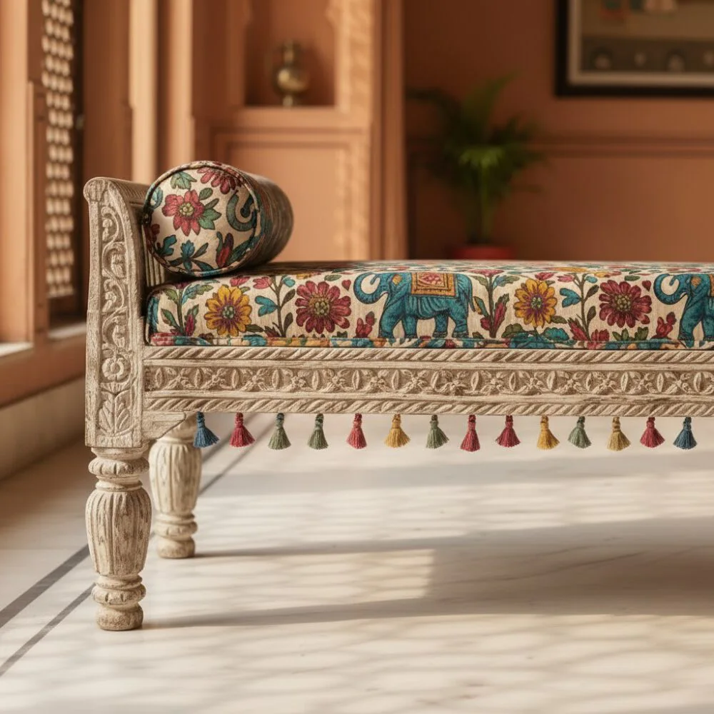 The Artisan's Story Bench - Heritage Room Detail