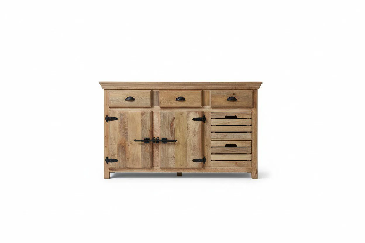 The Artisan's Tale Sideboard - White BG Front View