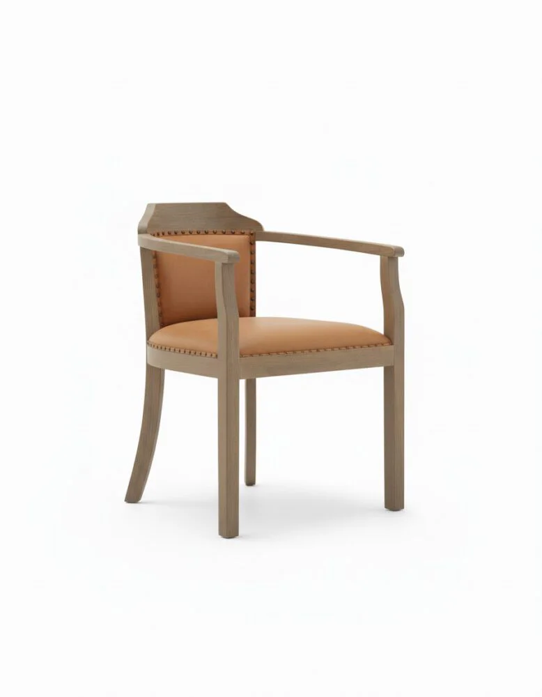 The Heritage Throne Chair - White BG 45° Corner